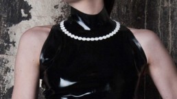 short white pearl necklace kurze perlenkette