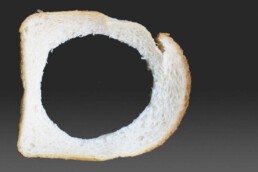 WHITE BREAD BRACELET bangle toast weissbrot armreif